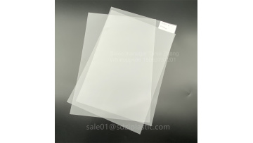 Transparent glossy and matt transparent PC film