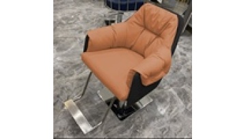 Free sample Wholesale Lifting rotating PU leather stainless steel beauty salon swivel hair cutting styling barber chair1