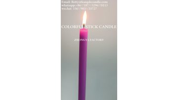 colorful stick candles