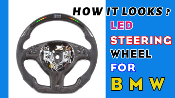 bmw e46 led steering wheel 
