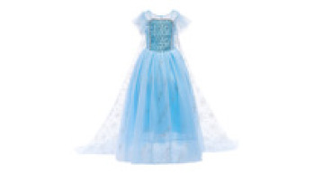 Good Quality Girls Party Dresses Elsa Princess Dress Cosplay Clothing Halloween Children Sequins Garments1