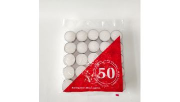 50pcspolybagcandle