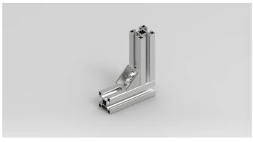  Aluminum profile corner code connection