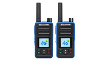 Ecome ET-A43 Recordable 200km Long Range Cellphone Walkie Talkie 4G Android Zello Poc Radio 2pcs1