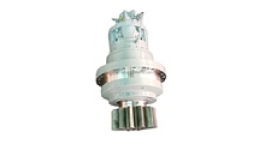 Hydraulic slewing drive gear box reducer with hydraulic motor.1