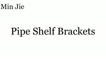 Wall Pipe Shelf Brackets