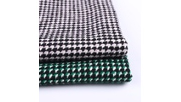 High Quality Fashion Color Yarn Tweed Fabric Polyester Woven Tweed Fabric for Women Coat1