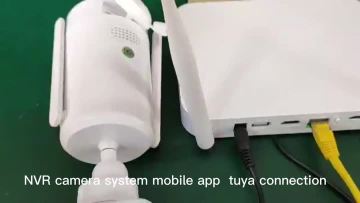 NVR Security CCTV Camera System TUYA with solar Pa
