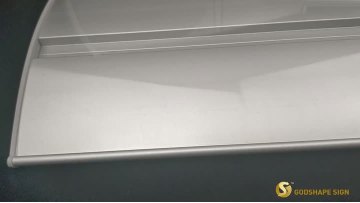 Curved Insert Signage