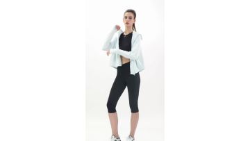 Hooded Pocketed Silk Sun Protection Top