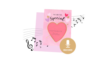 Recordable Greeting Card with Voice Recording