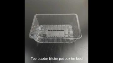9-15 Top Leader blister pet box for food