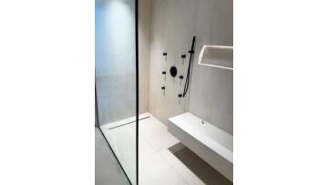 Bathroom floor drain display