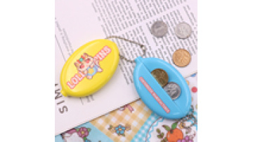 Custom PVC Coin Purse Custom Soft Pvc Coin Purse Keychain Custom Small Transparent Keychain Coin Purse Pvc clear1