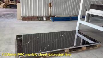 1220mm PVC marble sheet production line 