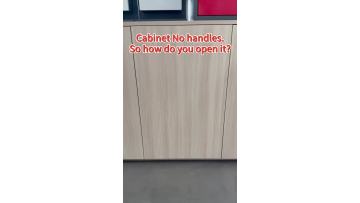 No handles. So how do you open it?