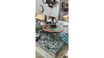 Optical glass drilling