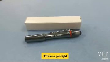 395nm led glue curing ultraviolet pen light flashlight uv black light torch pen1