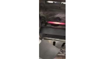 Automatic hot cutting knife cutting video