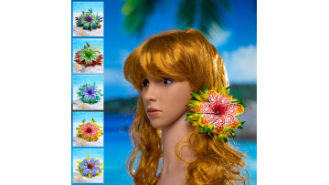 KN-hc036m flower hair claw