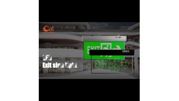 introduce emergency exit sign and installation