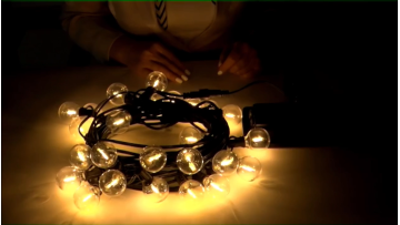 S14 50FT Christmas Holiday Solar String Light Outdoor Waterproof  Halloween Decoration Energy Saving Hanging String Lights1