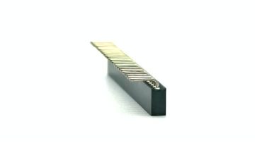 1.27mm Pitch Machined Female header Connector Right Angle H8.9mm 1*24P