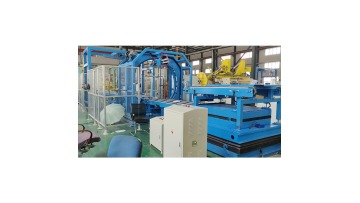 Horizontal Stretch Wrapping Machine Wooden Panel W