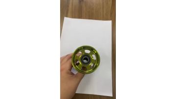 Scratch-resistant wheelchair aluminum alloy hub