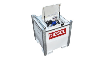 SUAE portable fuel cube tank with pump kit