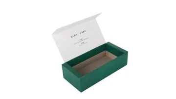 Folding Cover Display Rectangle Corrugated Paper Food Packaging Box1