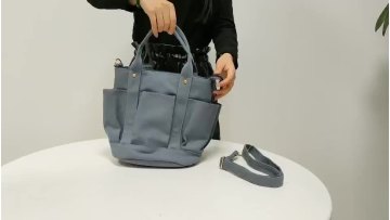 canvas multi pockets organizer designer stylish function handbags sling shoulder tote bag ladies women1