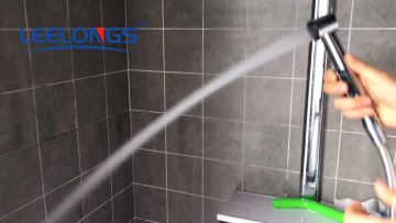Chrome ABS wall mount horizontal shattaf sprayer handheld portable health faucet1