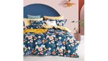 Accept custom print cotton soft bedding bed sheet quilt duvet cover comforter set1