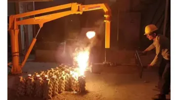 China Factory Produces Investment Casting Casting Equipment Hydraulic Casting Manipulator1