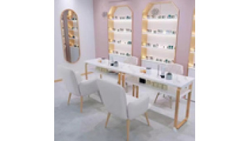 New models Hot sale Modern style Free sample wireless charge marble furniture Beauty salon Manicure Nail table1