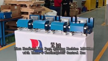 Handheld Dot Peen Marking Machine with Protect Case Controller 140x80mm T61480