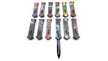 3D plastic handle OTF knife