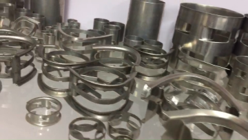 metal tower random packing manufacturer 25mm 50mm SS304 stainless steel metal raschig ring for distillation column1