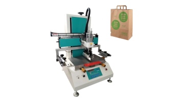 printing machine on paper bags