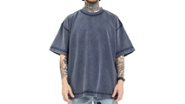 OEM Faded Oversized 100% Cotton T Shirt Design High Quality Blank Vintage Graphic Distressed Acid Wash T-Shirt1