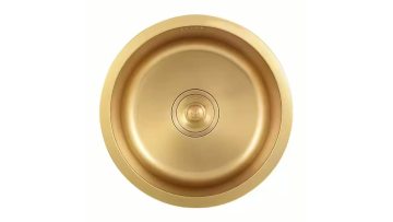 Golden nano stainless steel washbasin