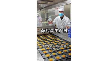 Fried poached eggs production line