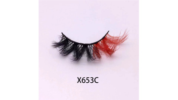 orange eyelash extensions