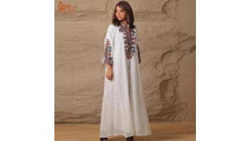 Modest Desgin Radaman Eid Abaya Dubai Turkey  Islam Women Clothing  Embroidery Traditional Islamic Clothing 40691