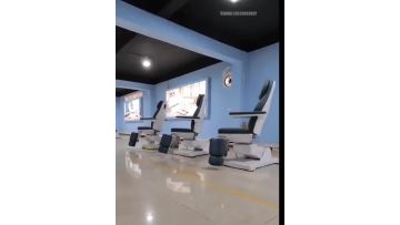 E016 B Rotating split legrests podiatry chai