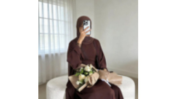 Luxury Dubai Eid Abaya Two Piece Set 2026 Fashion Lace Inner Dress Modest Islamic Apparel Long Muslim Women Dress Wholesale1