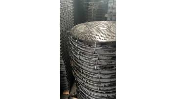 round iron manhole cover