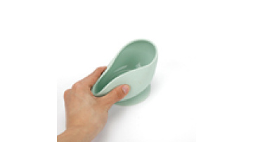 bpa free food grade antislip silicone waterproof kids tableware baby feeding suction bowl for infant1
