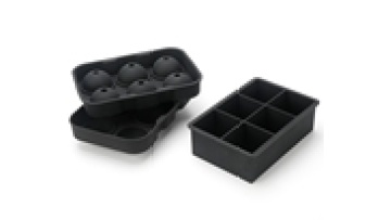 LD-C0145 and LD-Y032 Large BPA Free Food Grade Silicone Sphere Ice Moulds Ball Molds Ice square moulds1